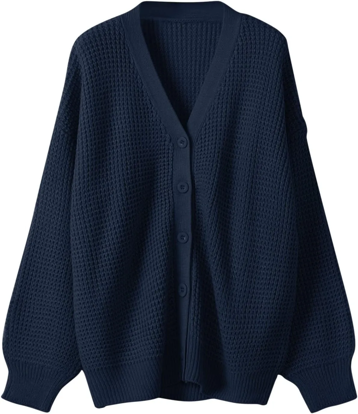Cardigans for Women Loose Coat Button Down Long Sleeve Oversized Knit Cardigans Casual Soft Drape Fall Cardigan