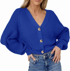 Cardigans for Women Loose Buttons Hollow Out Cardigan Sweater Autumn Open Front Knitted Sweater Women's 2024 Fall
