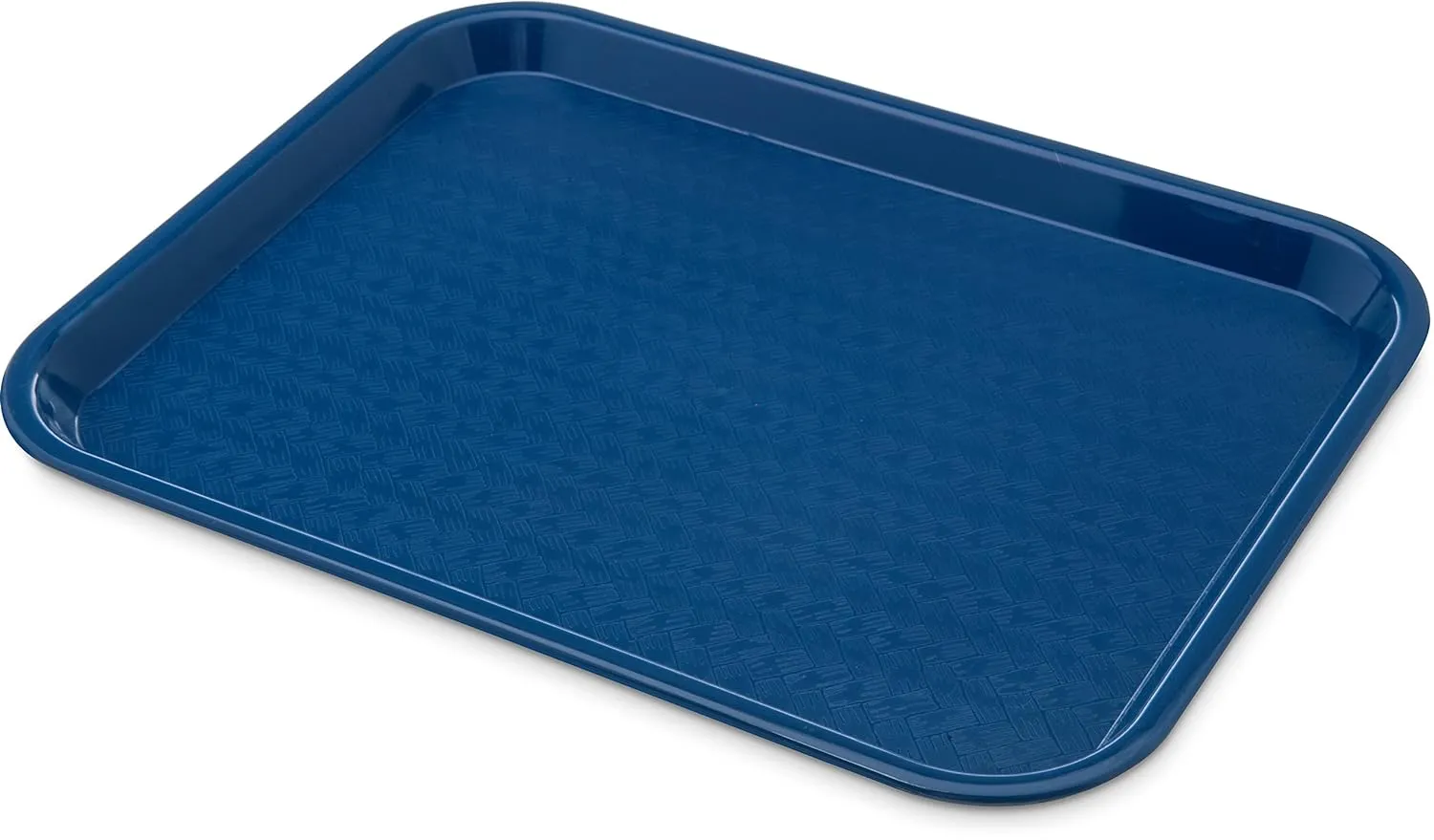 Carlisle FoodService Products CT101414 Café Standard Cafeteria / Fast Food Tray, 10" x 14", Blue (Pack of 24)