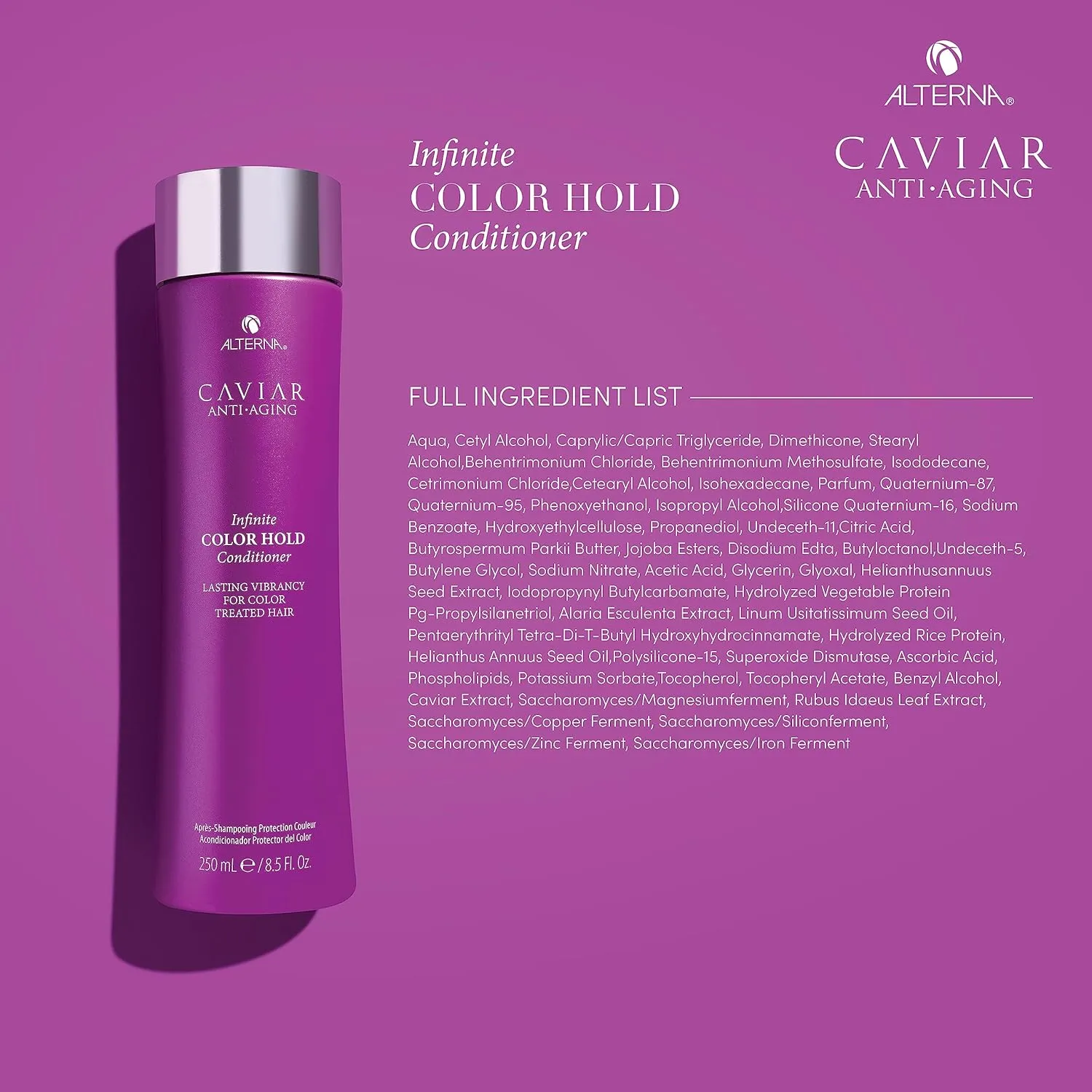 CAVIAR Anti-Aging Infinite Color Hold Conditioner | For Color Treated Hair | Minimizes Color Fade | Sulfate Free