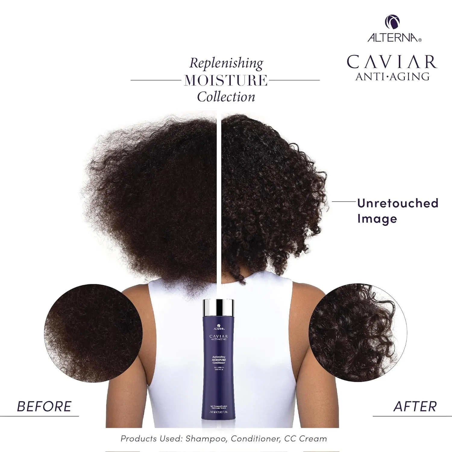 CAVIAR Anti-Aging Replenishing Moisture Conditioner | For Dry, Brittle Hair | Protects, Restores & Hydrates | Sulfate Free
