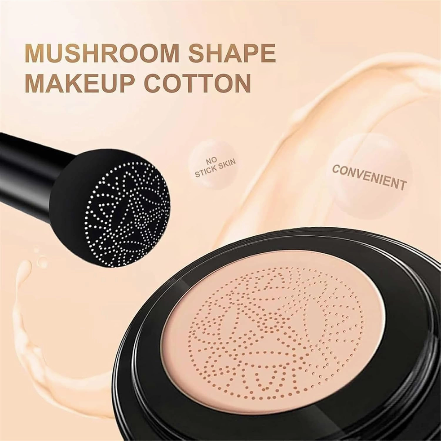 Cedar and Ash Makeup, Cedar and Ash Cc Cream, Mushroom Head Air Cushion Cc Cream, Lightweight Full Coverage Foundation, Hydrating & Natural Finish, Suitable for All Skin Types
