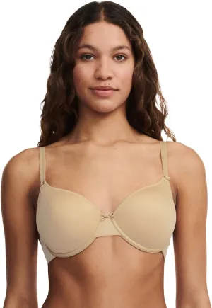 Chantelle Women's Basic Invisible Smooth T-Shirt Bra , Beige , 32B