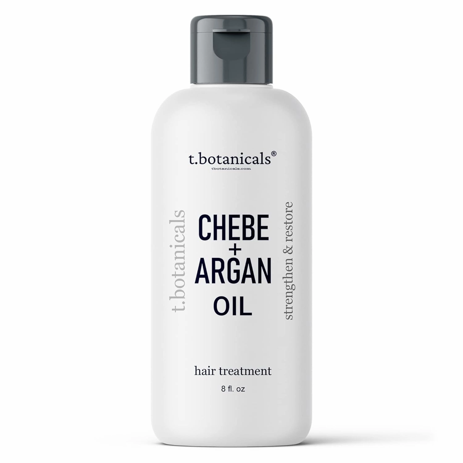 Chebe Oil for Hair Growth, 8 oz. Argan Oil Treatment Hair Thickening Reduce Breakage and Split Ends Prevents Hair Loss with Chebe Powder (Unscented)
