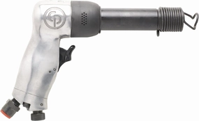 Chicago Pneumatic CP714 - Air Hammer, Welding Equipment Tool, Construction, 0.401 Inch (10.2mm), Round Shank, Pistol Handel, Stroke 3.15 in / 80 mm, Bore Diameter 0.55 in/14 mm - 2000 Blow Per Minute