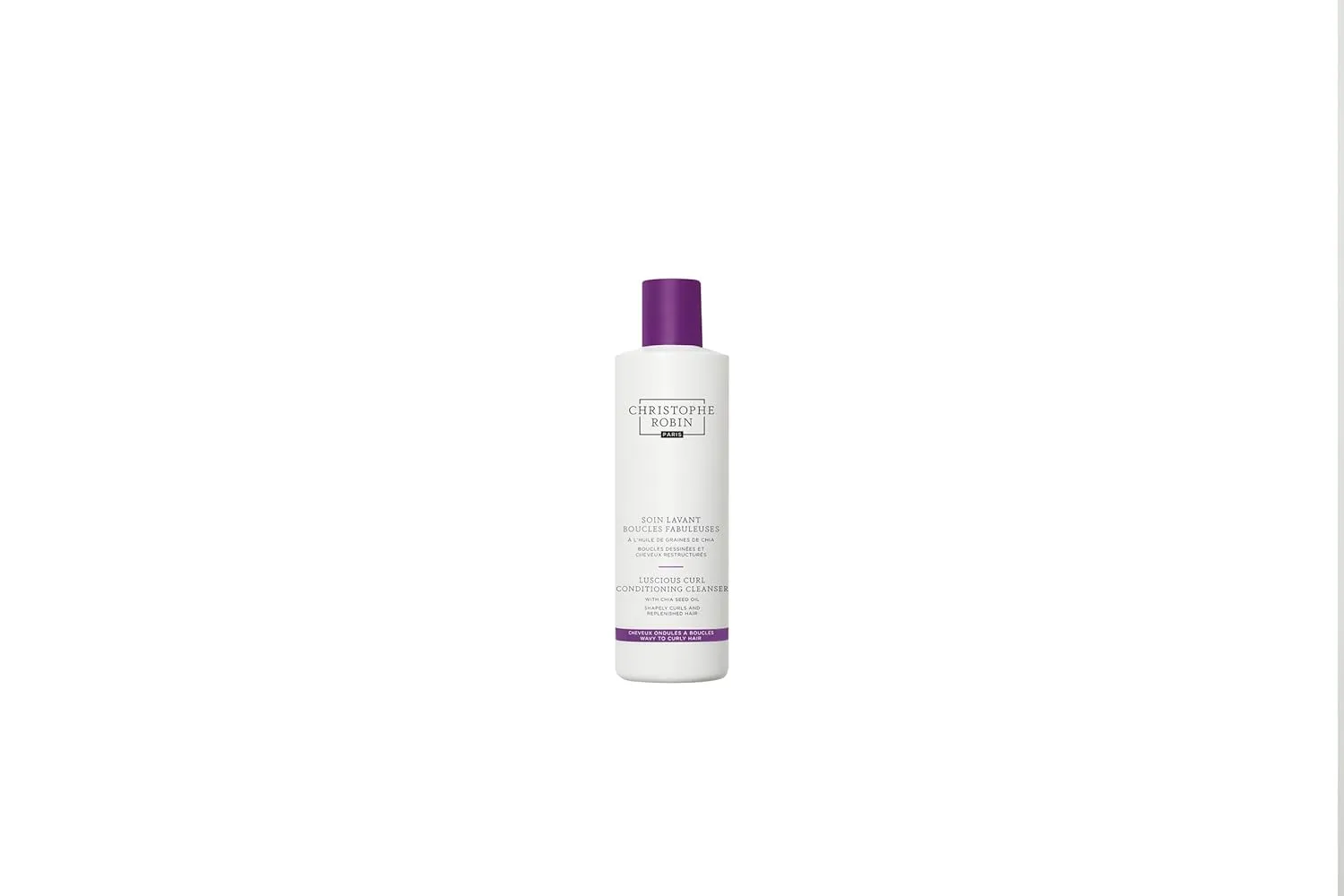 Christophe Robin Luscious Curl Cleansing Conditioner With Chia Seed Oil for Wavy to Softly Curled Hair 8.4 fl. oz