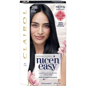 Clairol 2BB Blue Black Nice'n Easy Hair Color with Conditioner