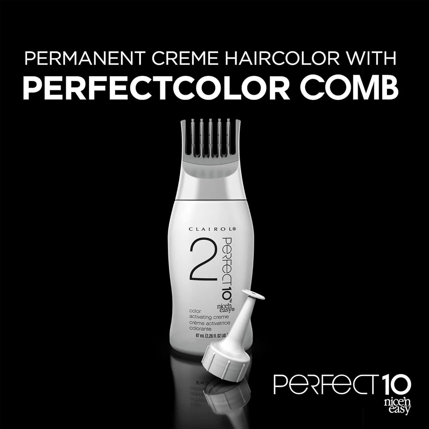 Clairol Nice‘n Easy Perfect 10 Permanent Hair Dye, 5G Medium Golden Brown Hair Color, Pack of 1