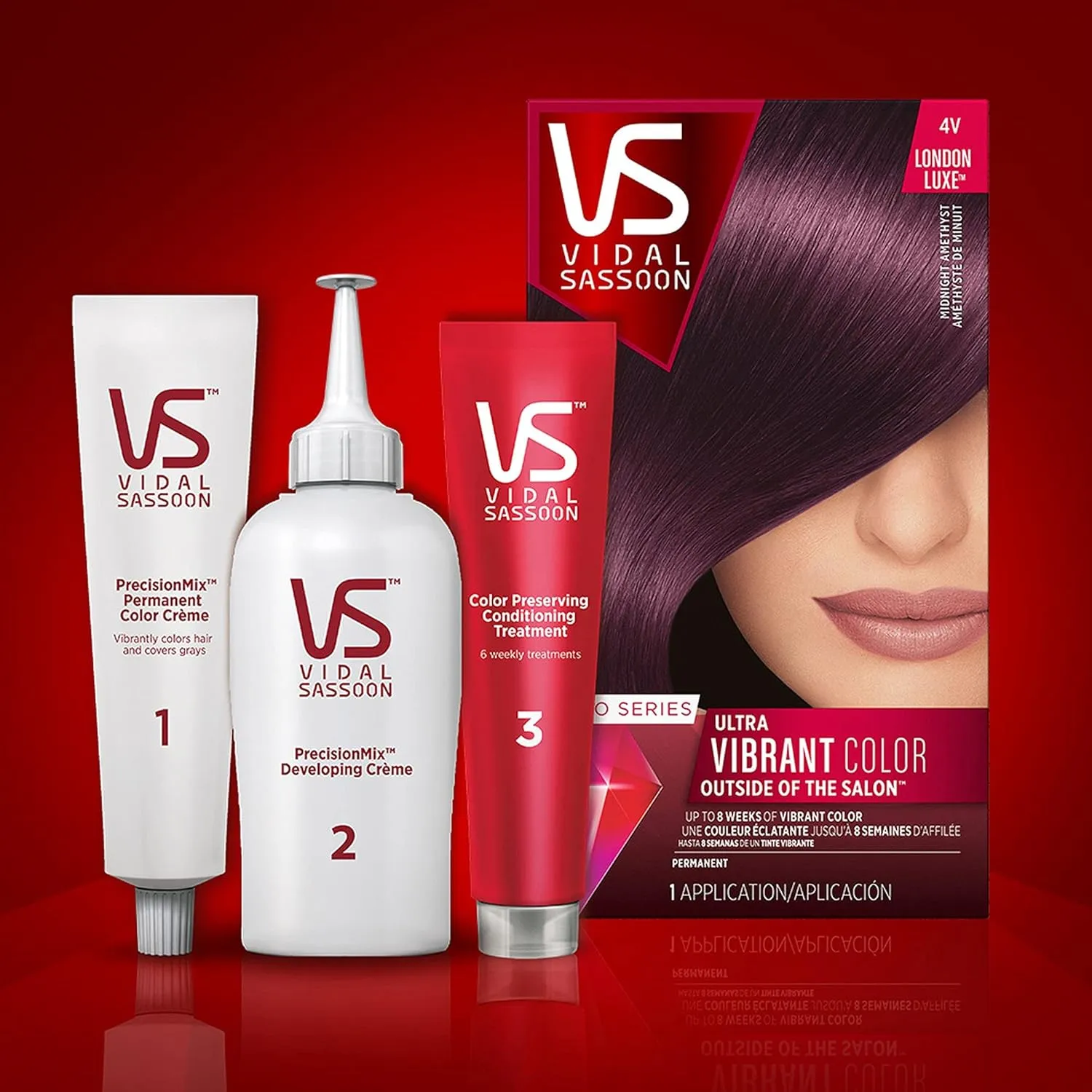 Clairol Vidal Sassoon Pro Series Hair Coloring Tools, 1 Deep Black