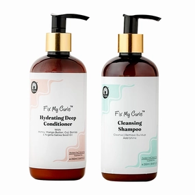 Cleansing Shampoo & Hair Conditioner For Nourishing, & Moisturizing | Curly Hair & Wavy Hair | Anti Dandruff Shampoo & Conditioner| Tea Tree| Sulphate Free & Silicone Free 8.81 Oz Each