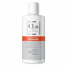 CLn® Shampoo - Clarifying Formula with Salicylic Acid, for Normal to Oily Scalp Prone to Folliculitis, Dandruff, Itchy & Flaky Scalp, Fragrance-Free & Paraben-Free, 3 fl. oz.