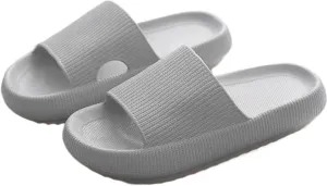 Cloud slippers for Women and Men,Pillow Slippers for Women and Men, House Slippers,Shower Shoes,Indoor Slides, Ultimate Comfort，Cushioned Thick Sole, Lightweight, Thick Sole, Non-Slip, Easy to Clean