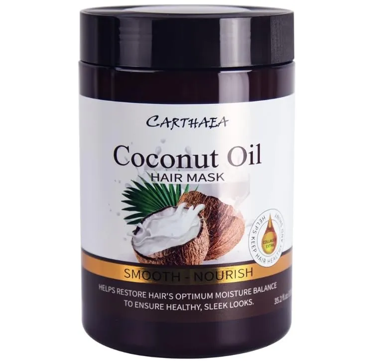 Coconut Oil HAIR MASK SMOOTH - NOURISH HELPS RESTORE HAIRS OPTIMUM MOISTURE BALANCE TO ENSURE HEALTHY, SLEEK LOOKS. 1000 ml