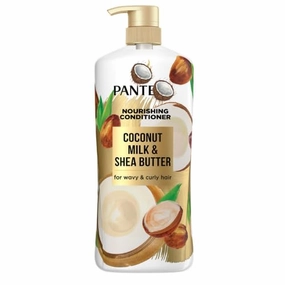 Coconut Milk & Shea Butter Conditioner, 38.2 fl oz – Deep Moisture Conditioner for Curly, Wavy & Dry Hair – Frizz Control, Detangling, Shine-Boosting, Sulfate-Free Hair Softener