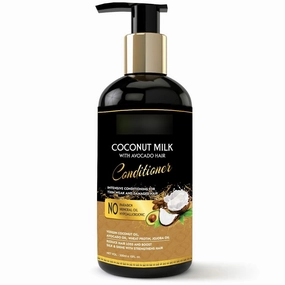 Coconut Milk With Avocado for Nourishing,Hydrating,Silk & Shine with Strengthens Hair,Free from Paraben & Mineral Oil, for Men and Women Hair Conditioner(300ml)