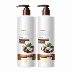 Coconut Oil Shampoo for Anti Dandruff,Coconut Moisturizing Shampoo,High activity and quick moisturizing,For Curly, Straight, Dry and Damaged Hair