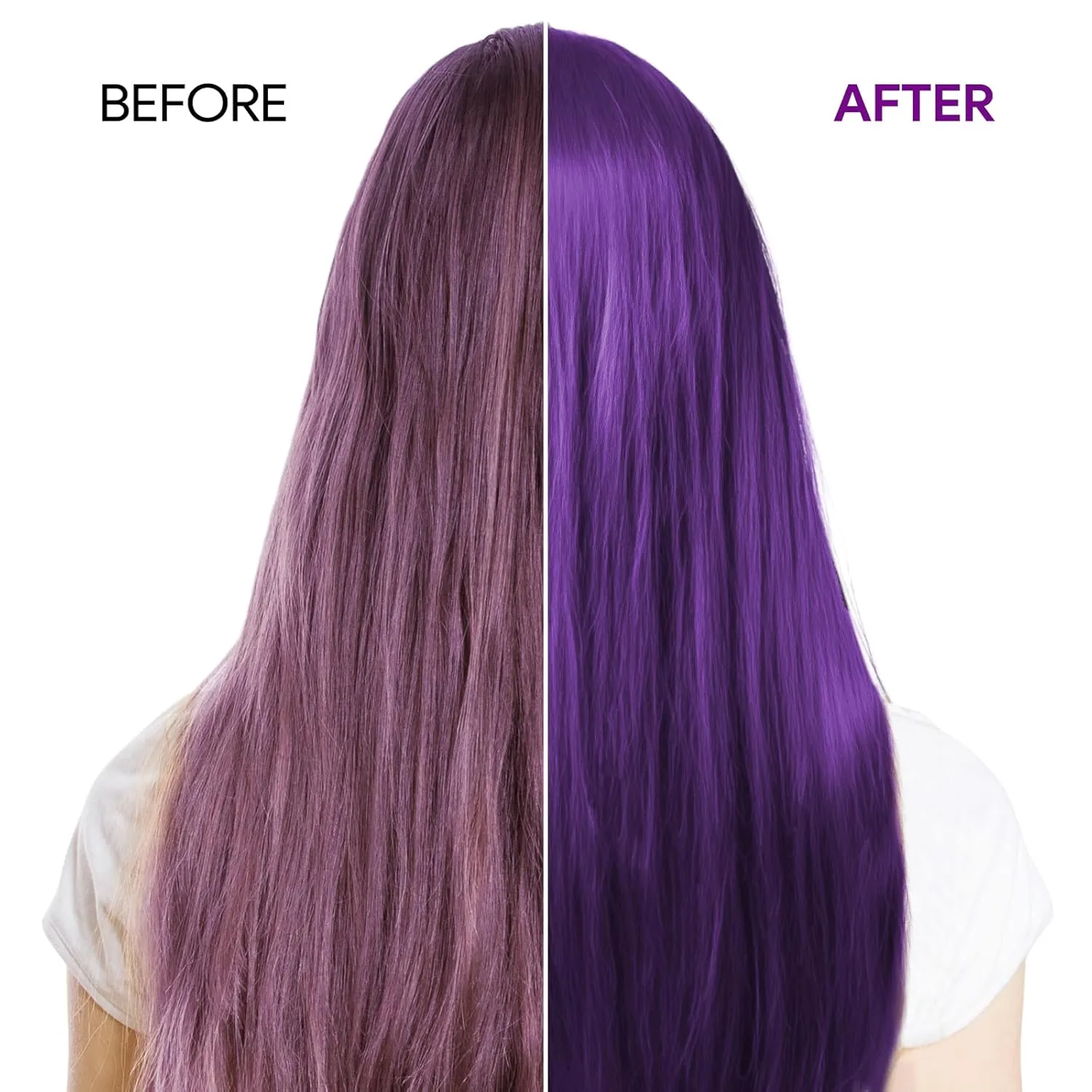 Color Depositing Conditioner, Semi Permanent Hair Color - In-Shower, Prevent Fading & Refresh Color, Free of Damaging Chemicals, 7 Fl Oz, Purple