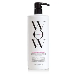 COLOR WOW Color Security Conditioner Normal to Thick – Rich hydration for thick, coarse, curly hair; detangles, nourishes   adds shine with Avocado Oil; color safe; heat protection