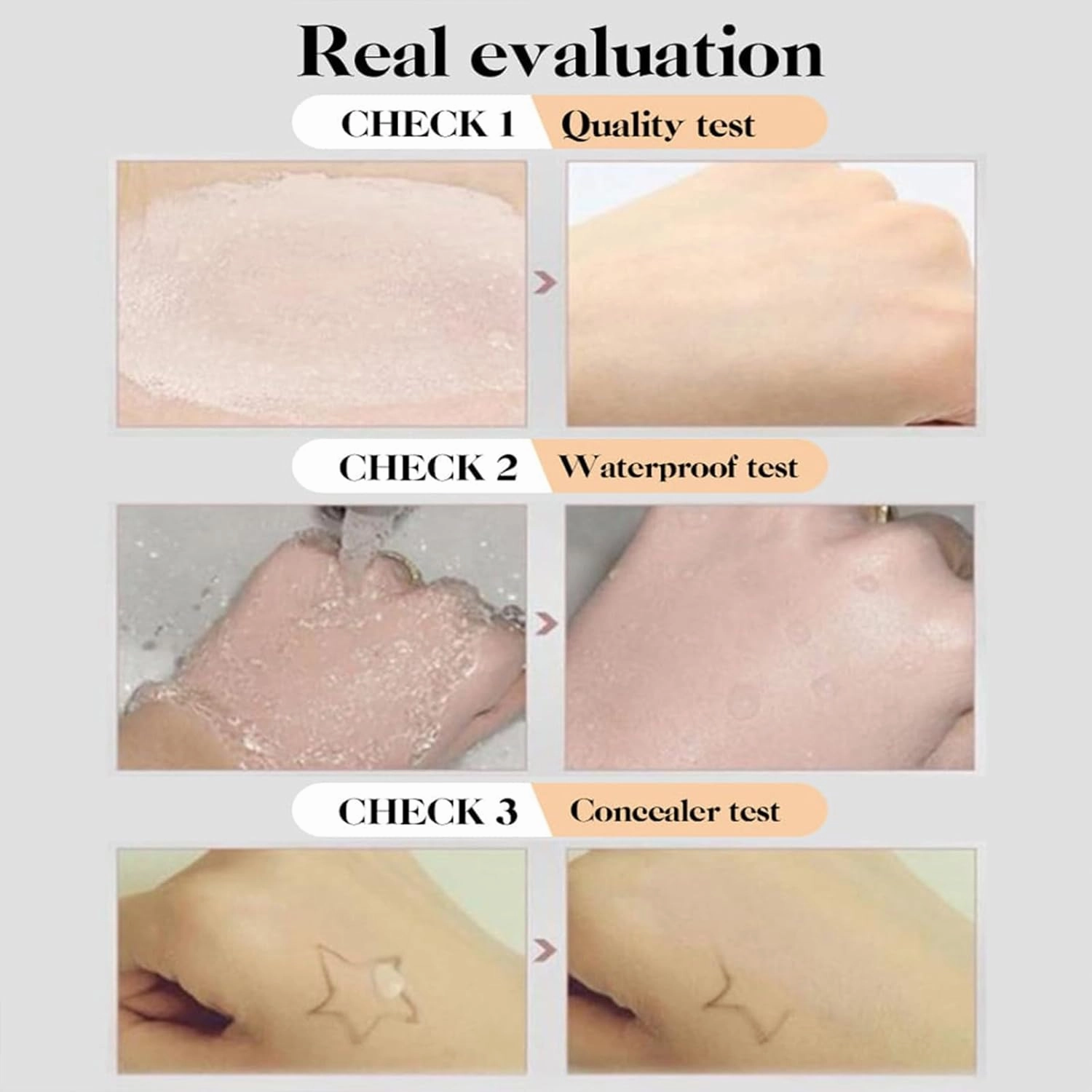 Color Changing Mature Skin Foundation, Color Changing Foundation Hides Wrinkles & Lines, BB Cream Makeup Base Concealer Cover Moisturizing Fluid for all Skin - 30ml (2PCS)