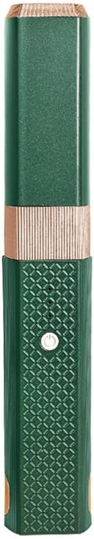 Cordless Hair Straightener, 2 in 1 Portable Mini Ceramic Flat Iron and Curler, USB-C Rechargeable Travel Straightener, Lock in Moisture & Shine, 3 Levels Adjustable (Green)