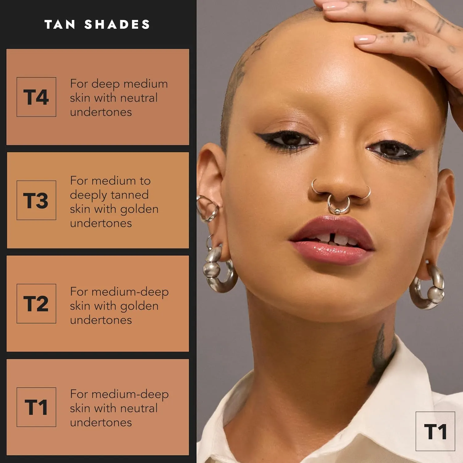 COVER FX Total Cover Cream Foundation - Shade T3 - Buildable Coverage - Natural Finish - Oil-Free - Sweat-Proof