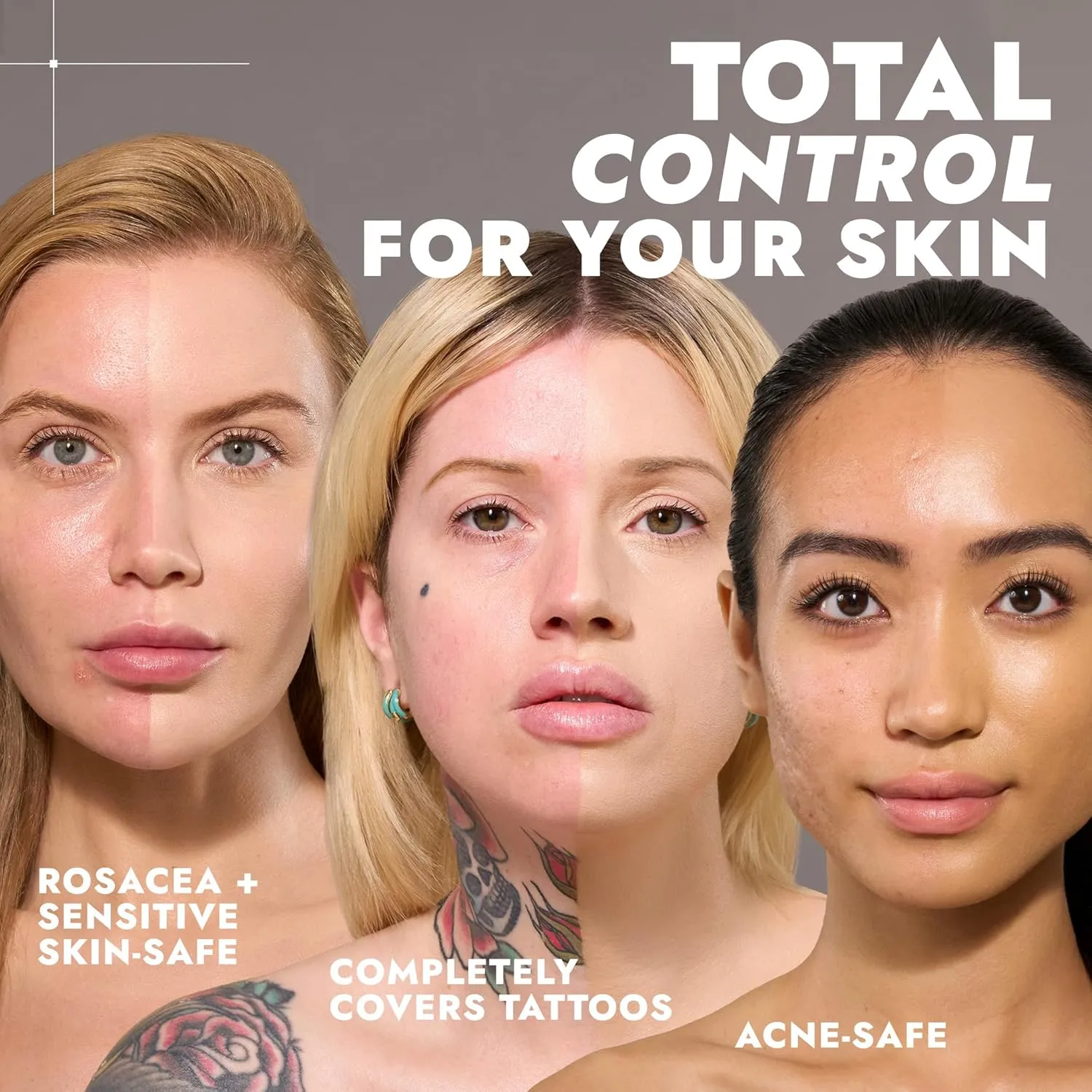 COVER FX Total Cover Cream Foundation - Shade T3 - Buildable Coverage - Natural Finish - Oil-Free - Sweat-Proof