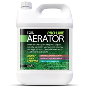 Covington Liquid Lawn Aerator PRO-LINE (32oz) – Soil Conditioner & Softener for Lawns & Gardens – Loosens Clay, Compacted Soil for Better Water & Nutrient Absorption – Liquid Aeration Concentrate