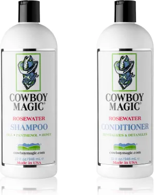 Cowboy Magic Rosewater Shampoo   Conditioner 32 Ounce Each