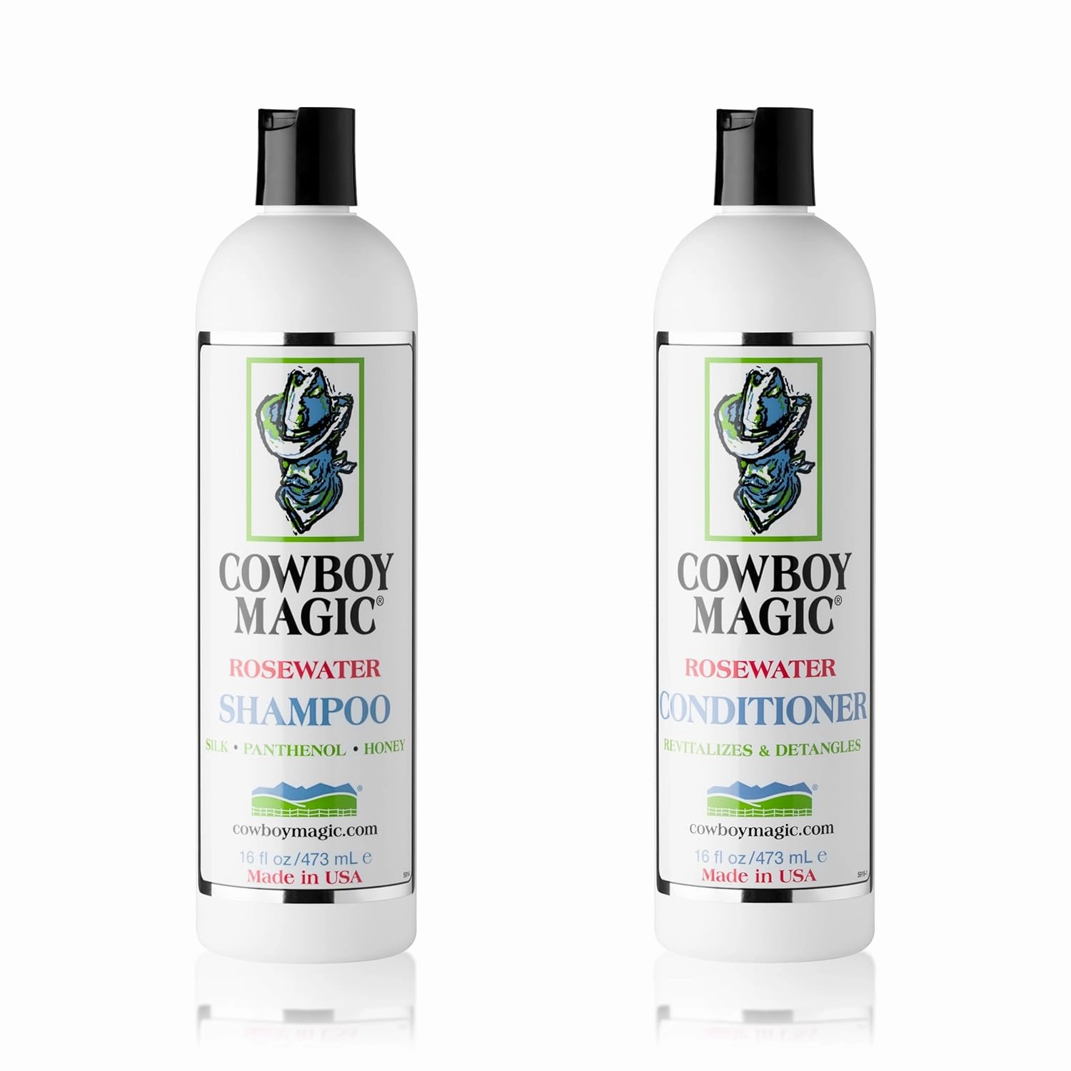 Cowboy Magic Rosewater Shampoo   Conditioner 16 Ounce Each