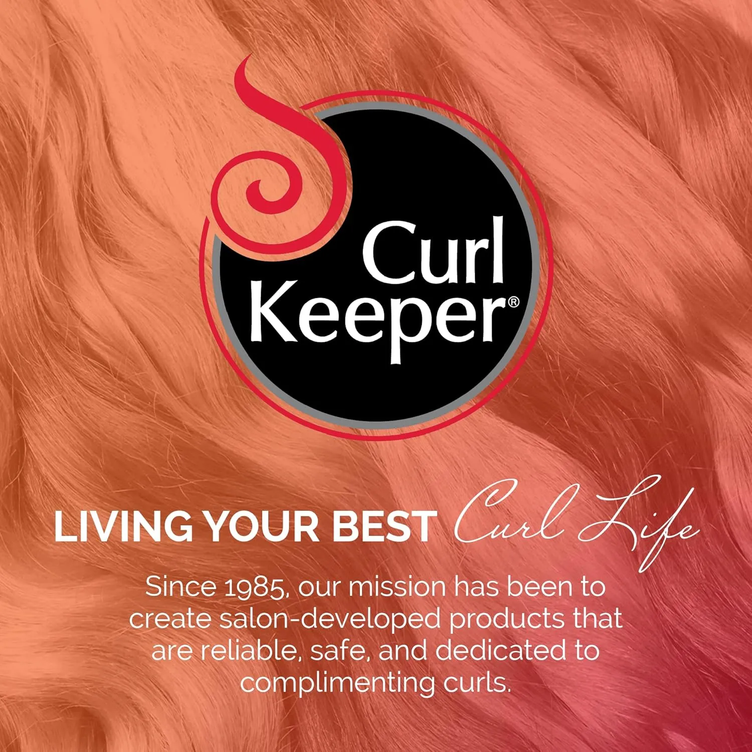 Curl Keeper Leave-In Conditioner - Lightweight Moisture for All Curl Types, Softens Hair with Silk Proteins for Shine, 12 Fl Oz
