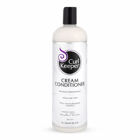 Curl Keeper Cream Conditioner for Curly Hair, 33.8 Fl Oz - Lightweight Daily Hair Conditioner for All Curl Types - Moisturizing & Deep Conditioning Helps Detangle, Maintain Shine & Locks-In Color