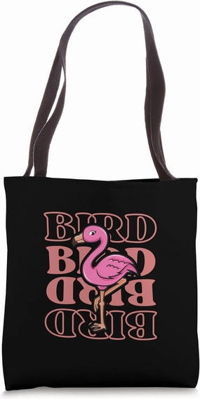 Cute Flamingo Bird Tote Bag