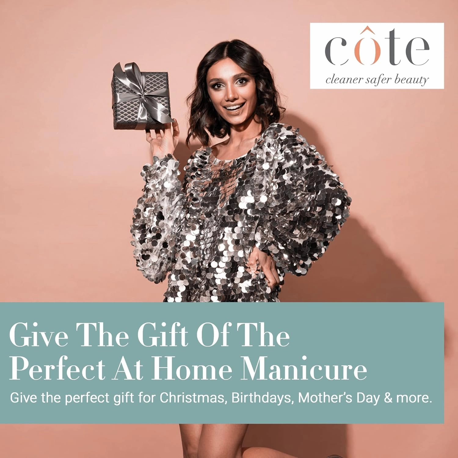 Côte Nail Polish - Quick Dry Vegan 0.4 Fluid Oz Regular Cruelty Free Non Toxic & Safe Chip Resistant Full Coverage (No. 15 Hot Pink)