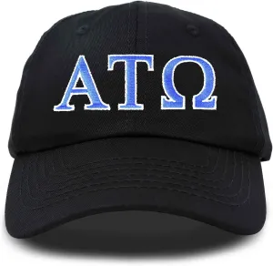 DALIX Alpha Tau Omega Fraternity Greek Letters Ball Cap Embroidered Hat