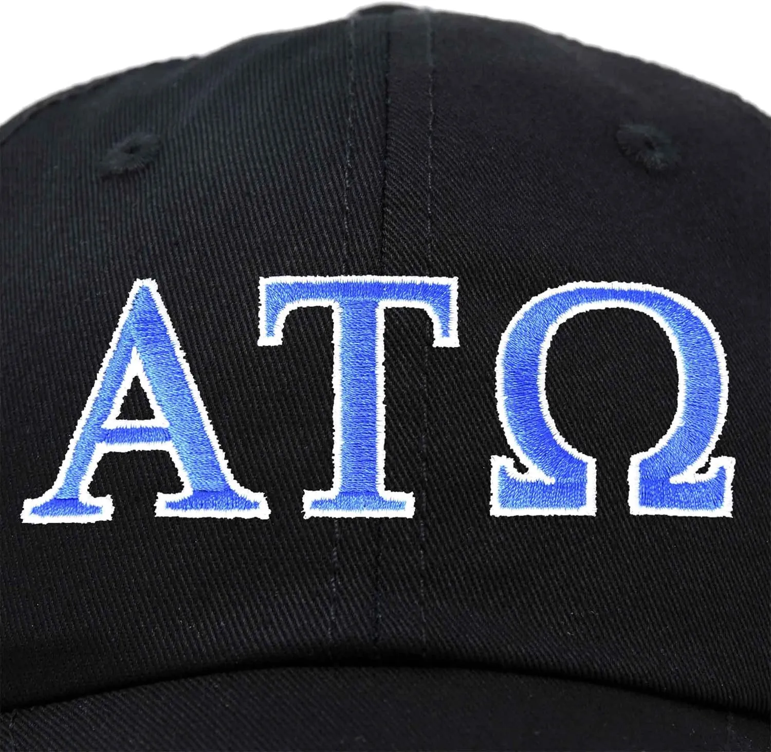 DALIX Alpha Tau Omega Fraternity Greek Letters Ball Cap Embroidered Hat