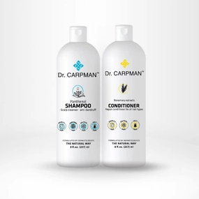 Dandruff control Shampoo and Conditioner for Hair Growth - All-Natural Thinning Hair Regrowth Formula - Anti Hair Loss Treatment for Women & Men - Ideal for Color Treated Hair (2 x 8 Fl. Oz.)