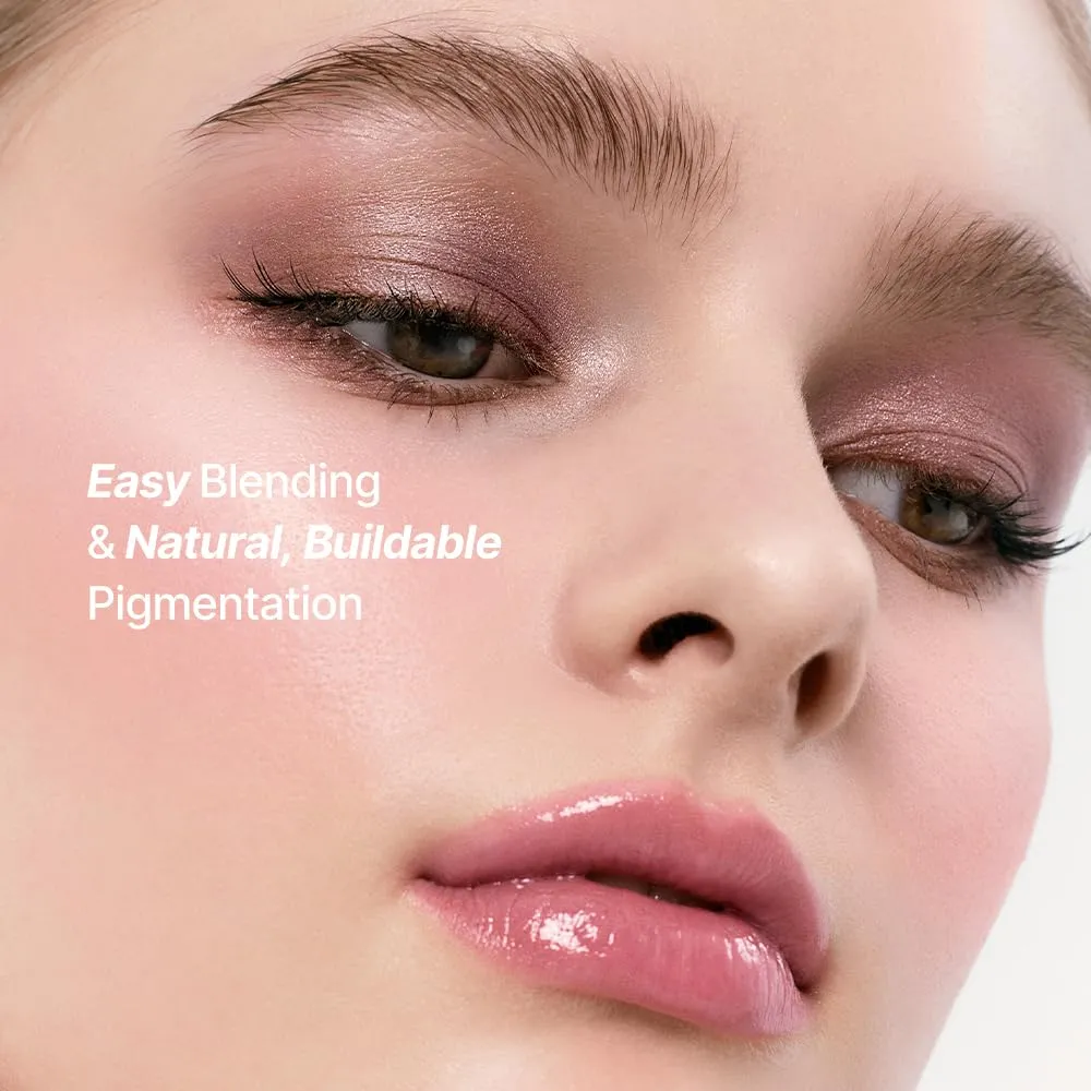 dasique Shadow Palette #16 Violet Knit l Vegan, Cruelty-Free l 9 Blendable Shades in Smooth Matte and Shimmer Finishes with Gorgeous Pearls