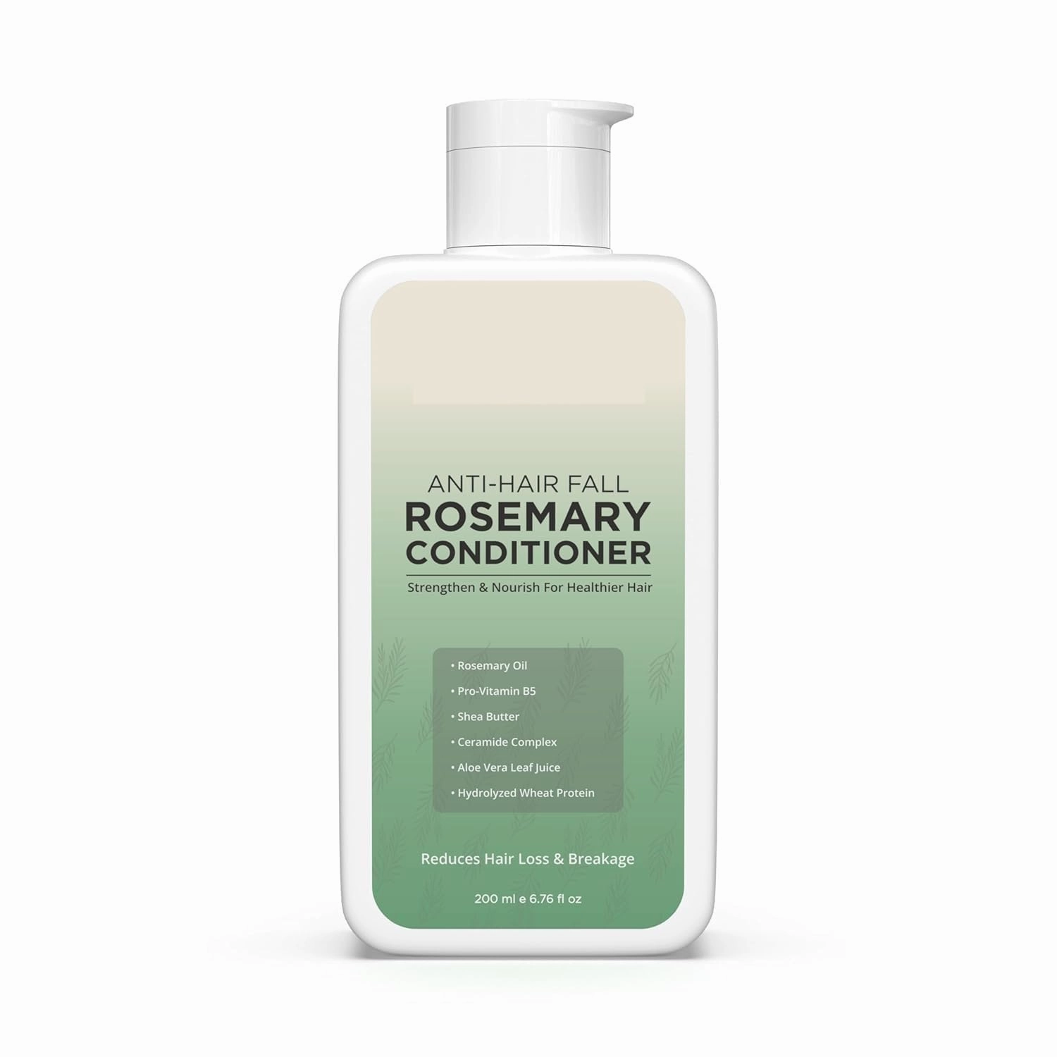 DBE Anti Hairfall Rosemary Conditioner 200ml | Enriched with Shea Butter, Aloe Vera, Biotin & Wheat Protein | Sulphate-Free, Vegan, Moisturizing & Volumizing