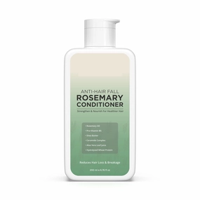 DBE Anti Hairfall Rosemary Conditioner 200ml | Enriched with Shea Butter, Aloe Vera, Biotin & Wheat Protein | Sulphate-Free, Vegan, Moisturizing & Volumizing