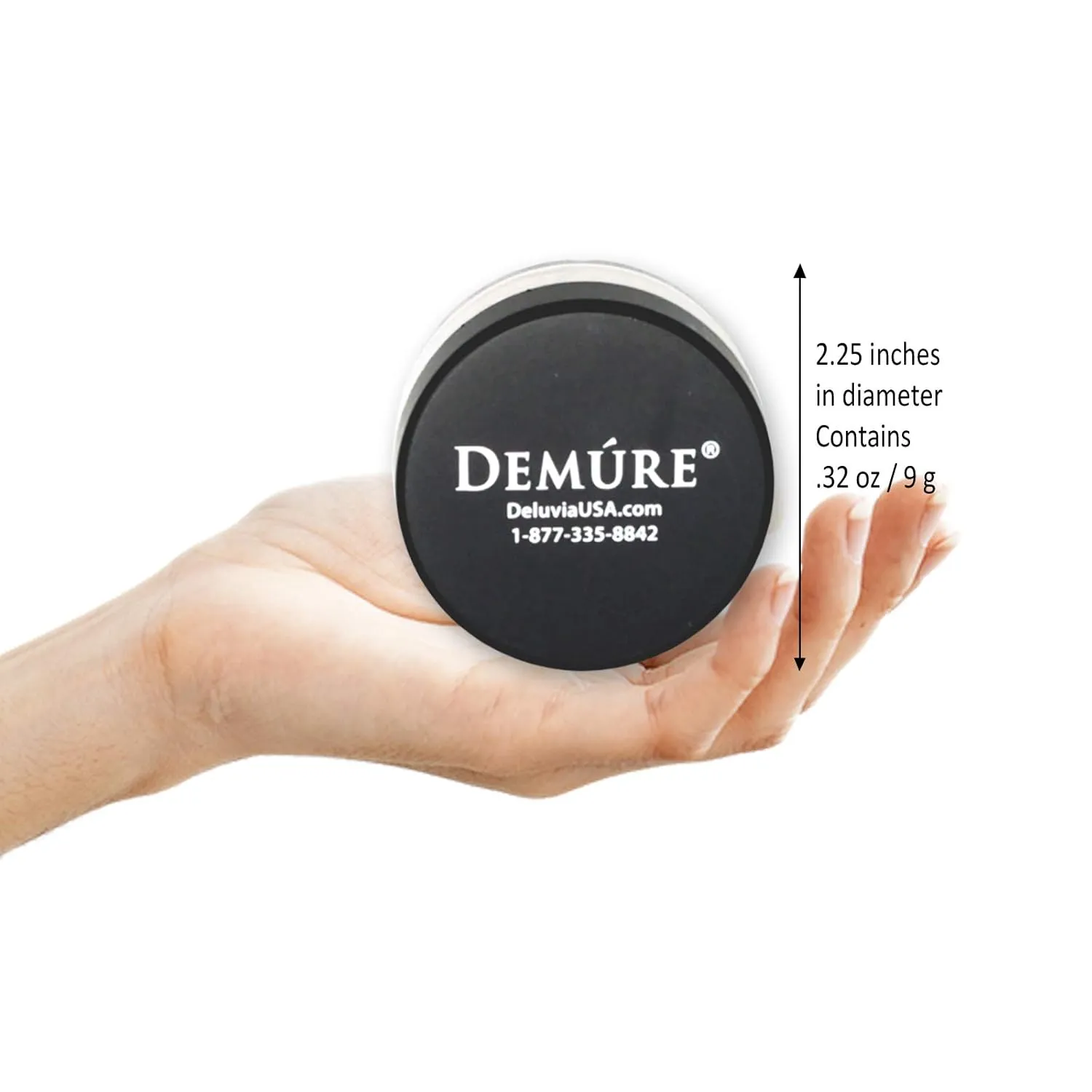 Demure Mineral Make Up, Cappuccino Mineral Foundation Makeup, Concealer Makeup, Natural Makeup Made with Pure Crushed Minerals, Loose Face Powder. Demure Mineral Makeup