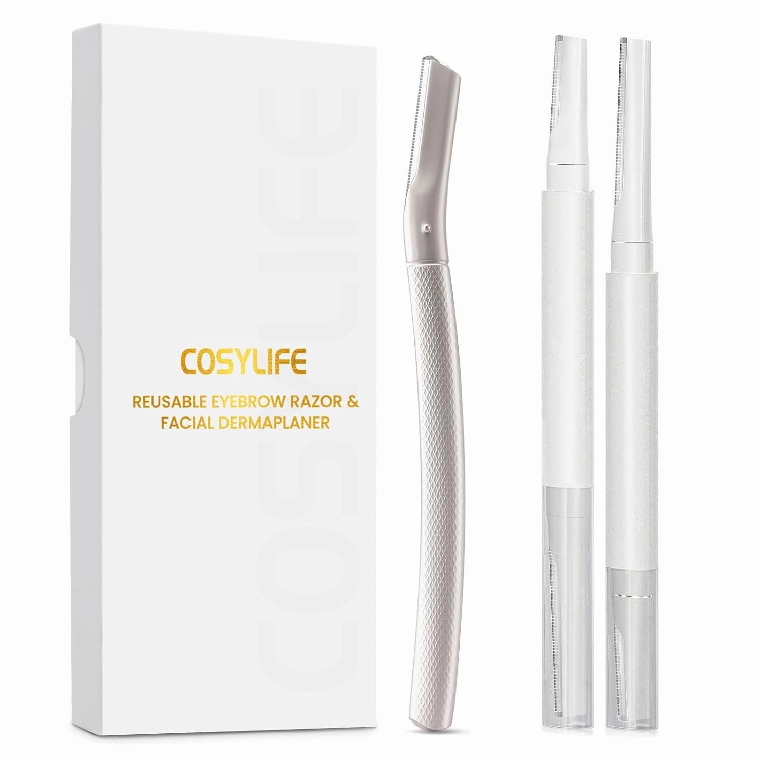 Dermaplaning Tool for Face Exfoliation and Eyebrow Razor Dermaplaning Tool for Women Face