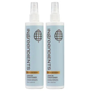Detangler and Leave In Conditioner made with Organic ingredients - Sulfate-Free, Color-Safe, Silicone-Free, Cruelty-Free, Gluten Free (2-Pack)