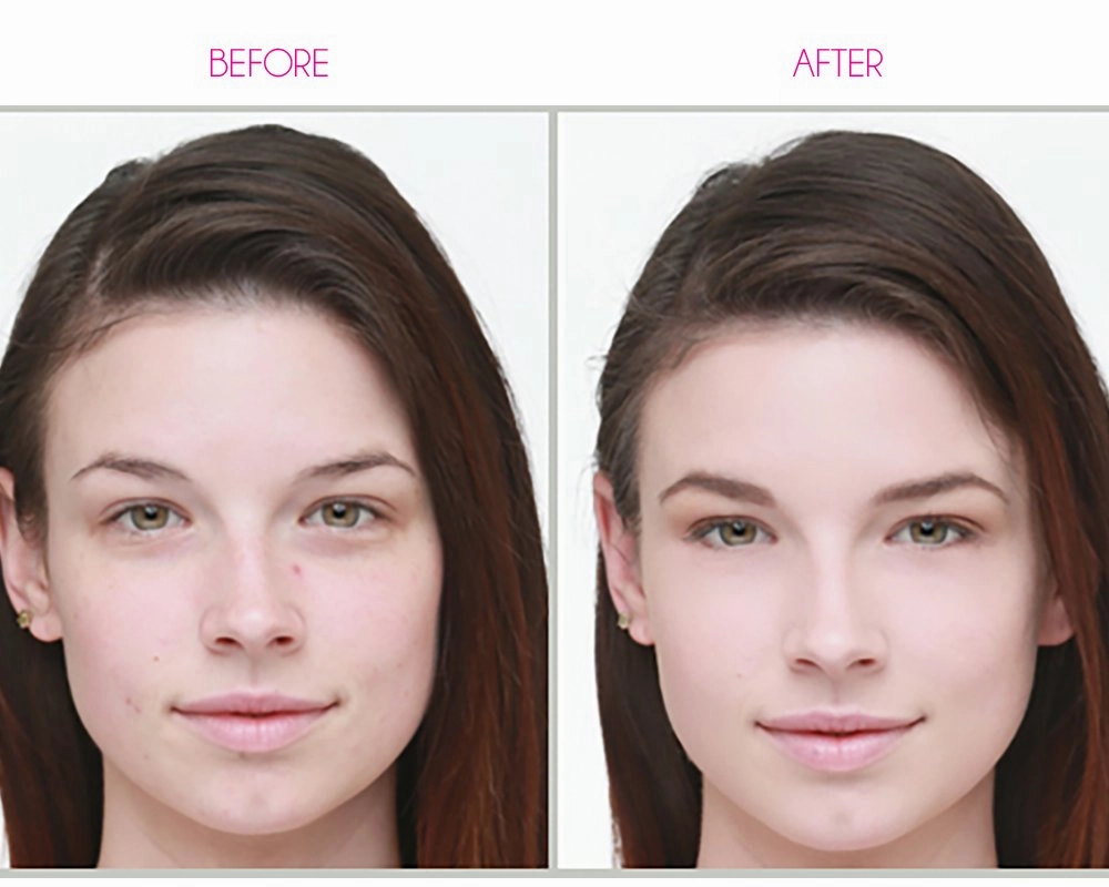 Dinair Airbrush Makeup Foundation | Alabaster | GLAMOUR: Natural, Light coverage, Matte 1.15 oz.