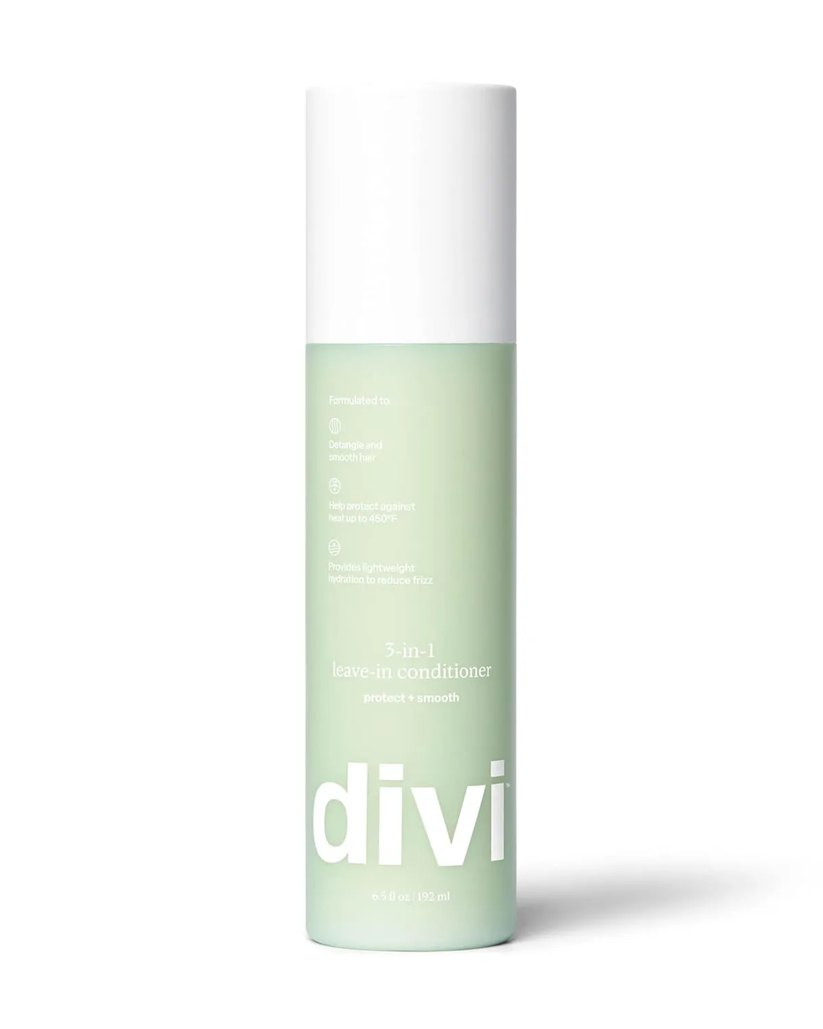 Divi 3-in-1 Leave-In Conditioner - Lightweight Formula to Detangle and Hydrate Hair While Protecting Against Heat - 6 Fl Oz