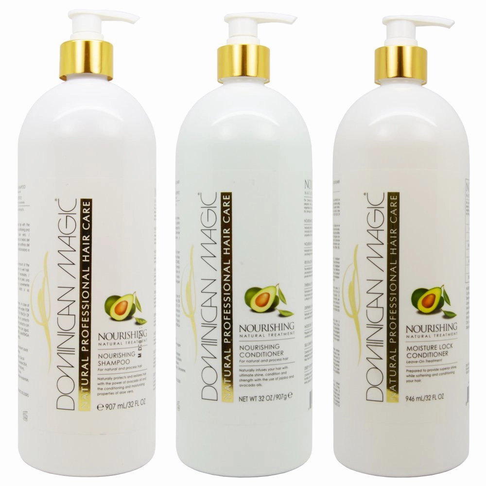 Dominican Magic Nourishing Shampoo & Conditioner & Moisture Lock Leave on 32oz "Set"