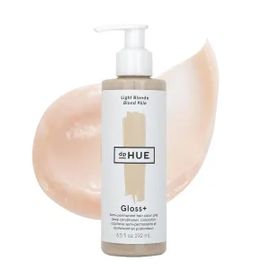 dpHUE Gloss , Light Blonde - 6.5 oz (8-12 Applications) - Semi-Permanent Hair Color & Conditioner - Lasts Up to Eight Washes - Paraben, SLS & SLES Sulfate Free - Vegan, Leaping Bunny Certified