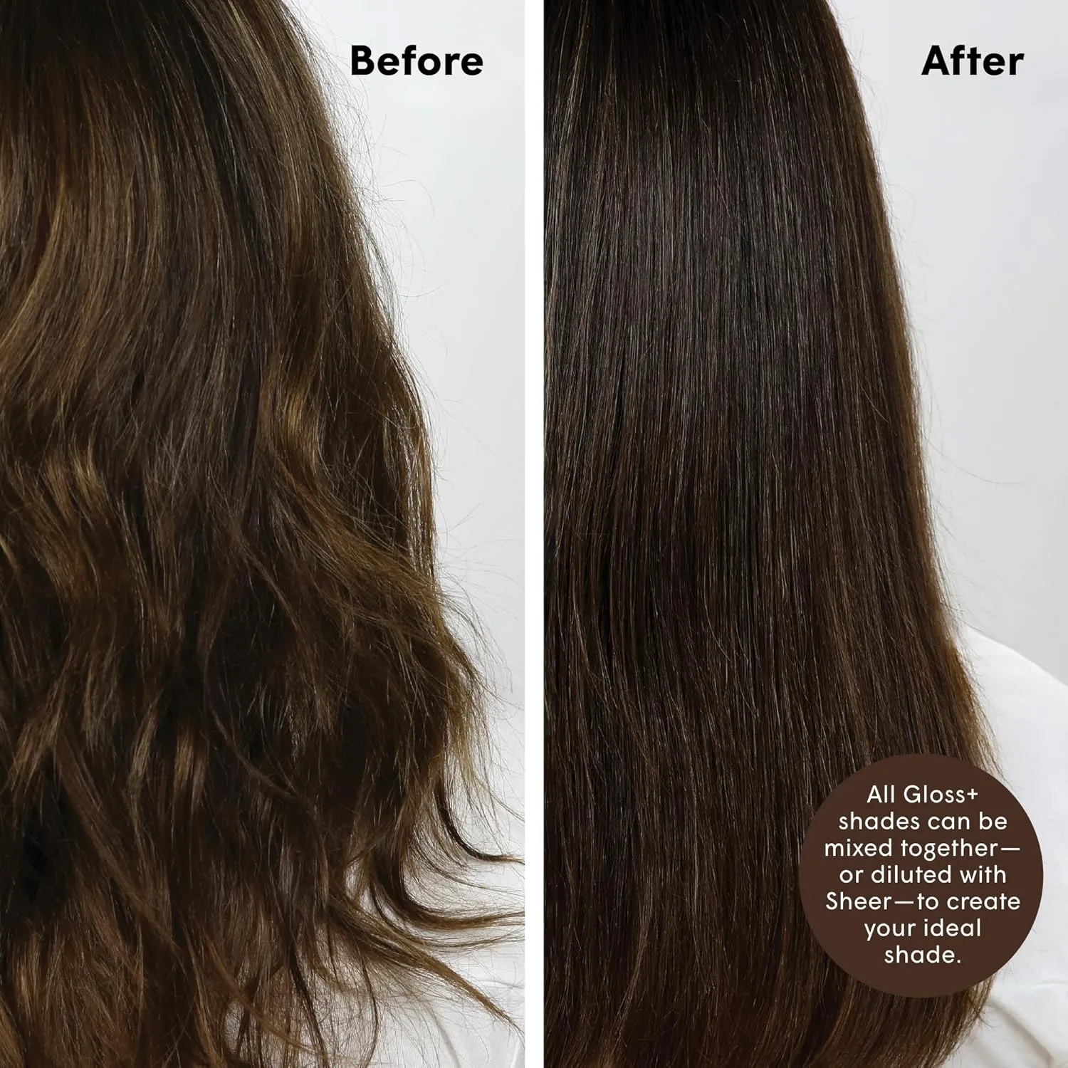 dpHUE Gloss , Medium Brown - 6.5 oz (8-12 Applications) - Semi-Permanent Hair Color & Conditioner - Lasts Up to Eight Washes - Paraben, SLS & SLES Sulfate Free - Vegan, Leaping Bunny Certified
