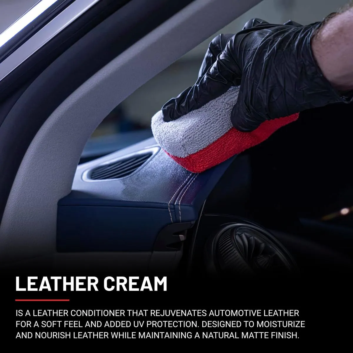 Dr. Beasley's Leather Cream 8 oz - Elite Leather Care Solution, Protects & Rejuvenates Leather Auto Interior, UV Inhibitors, Prevents Drying, Fading, Cracking