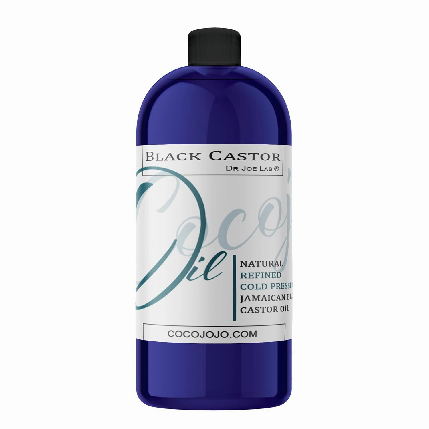 Dr Joe Lab Jamaican Black Castor Seed Oil Bulk 32 oz Pure Natural Partially Filtered Cold Pressed Refined Non GMO Vegan JBCO - for Hair Skin Body Eyebrows Eyelash