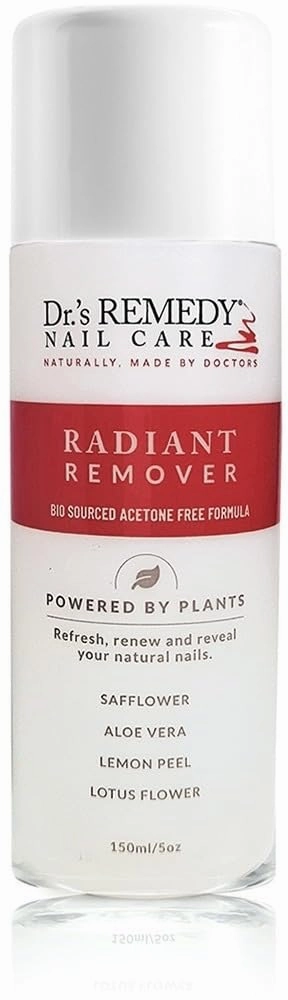Dr's Remedy 3 Pack Nail Polish Treatment Kit, URBANE Unisex Trio With RADIANT Remover/Hydrating Treatment/PURITY Peach